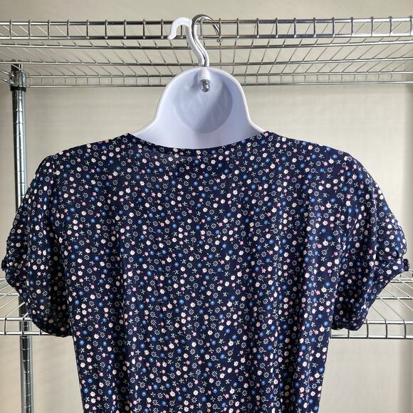 Auguste The‎ Label Blue Ditsy Floral Wrap Maxi Dress Size 4 Cottagecore Boho - Picture 9 of 11